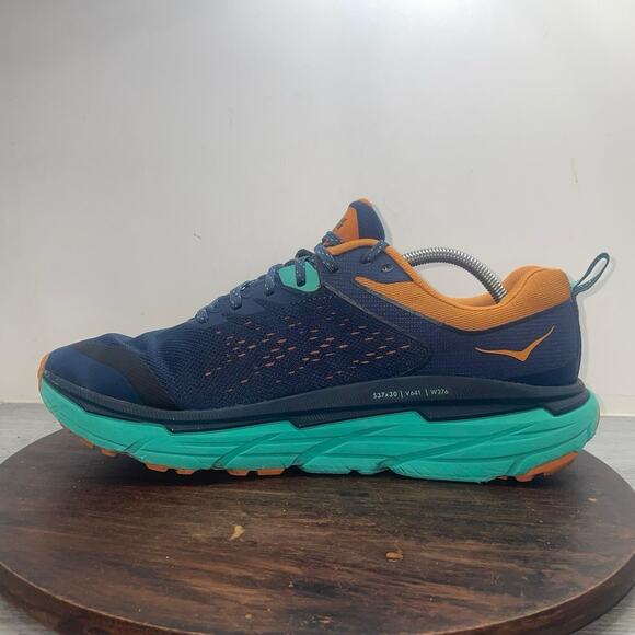 Hoka Challenger ATR 6 Shoes Mens Size 11.5 D Blue Orange Trail Running Sneakers main image 8